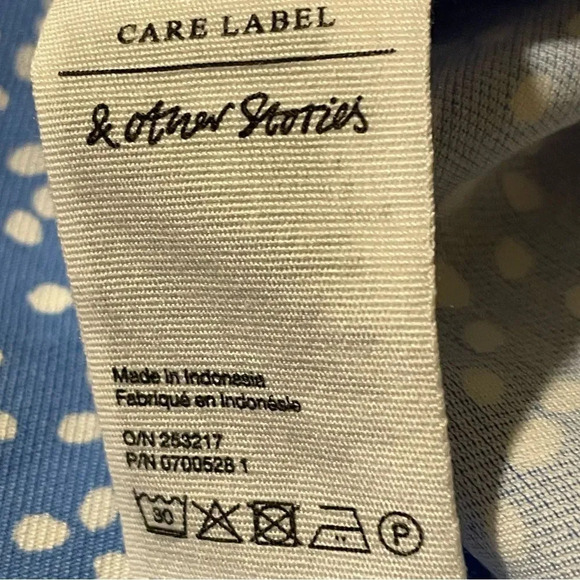 & OTHER STORIES NWOT Knot Detail Mini Dress - Picture 8 of 10